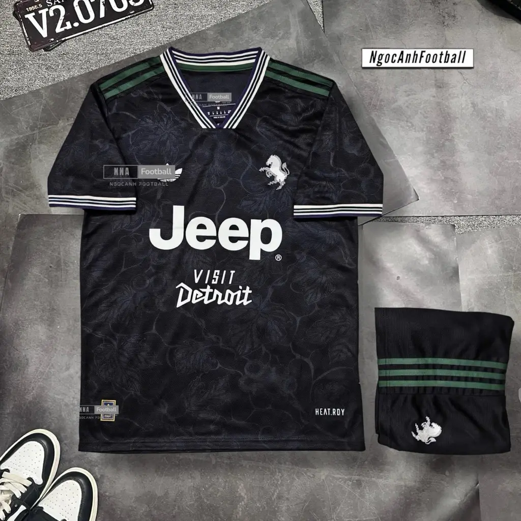 Black Green Training Sportswear Set