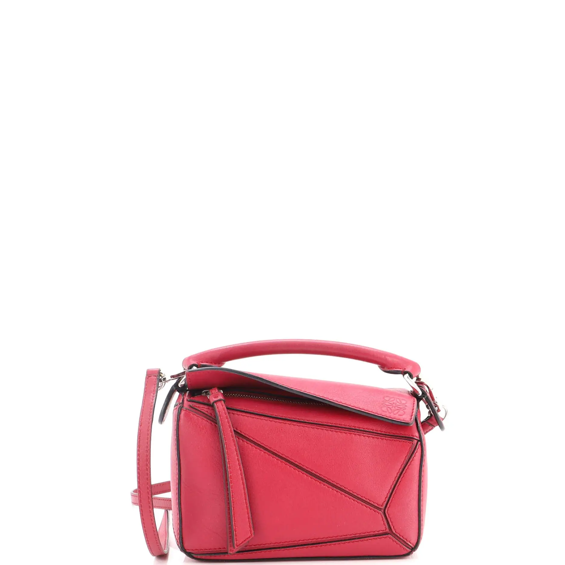 Pre-owned Loewe material Messenger Bags Puzzle Bag Leather Mini by Rebag