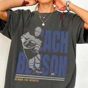 Zach Benson Buffalo Hockey T-Shirt, Zach Benson shirt, graphic t-shirts, Game Day Shirt, Buffalo Hockey merch, men's clothing clothes merch, Gift For Women