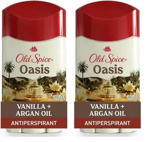 Old Spice Antiperspirant & Deodorant for Men, Oasis Scent with Vanilla Notes, 2.6 oz (Pack of 2)
