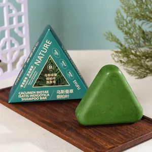 Triangle Handmade Herbal Soap For Hair And Body Cleansing