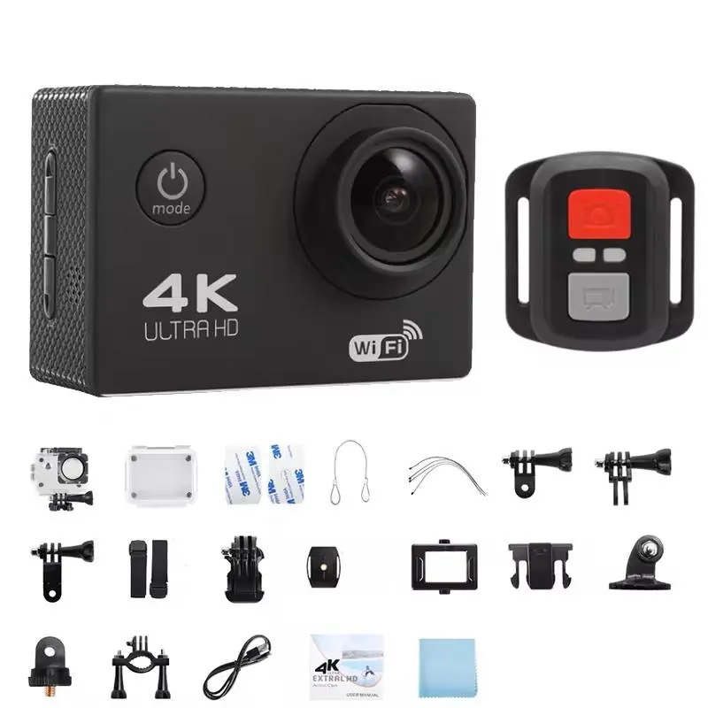 Action Camera Ultra HD WiFiUnderwater Waterproof Helmet Video Recording Cameras Sport Cam
