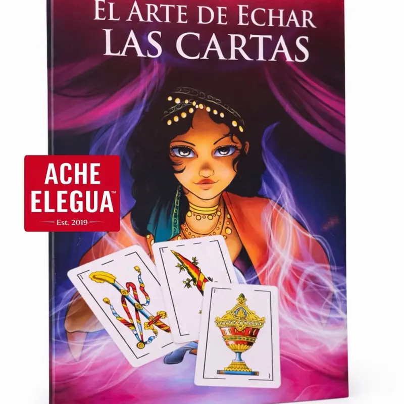 The Art of Reading Cards Book - Spanish Deck Tarot Techniques & Intuition Tips for Beginners & Experienced Readers