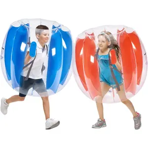 VEVOR Inflatable 2-Pack 3FT/0.9M Body Sumo Zorb Balls for Kids & Teens, Durable PVC Human Hamster Bubble Balls for Outdoor Team Gaming Play, Bumper Bopper Toys for Playground, Yard