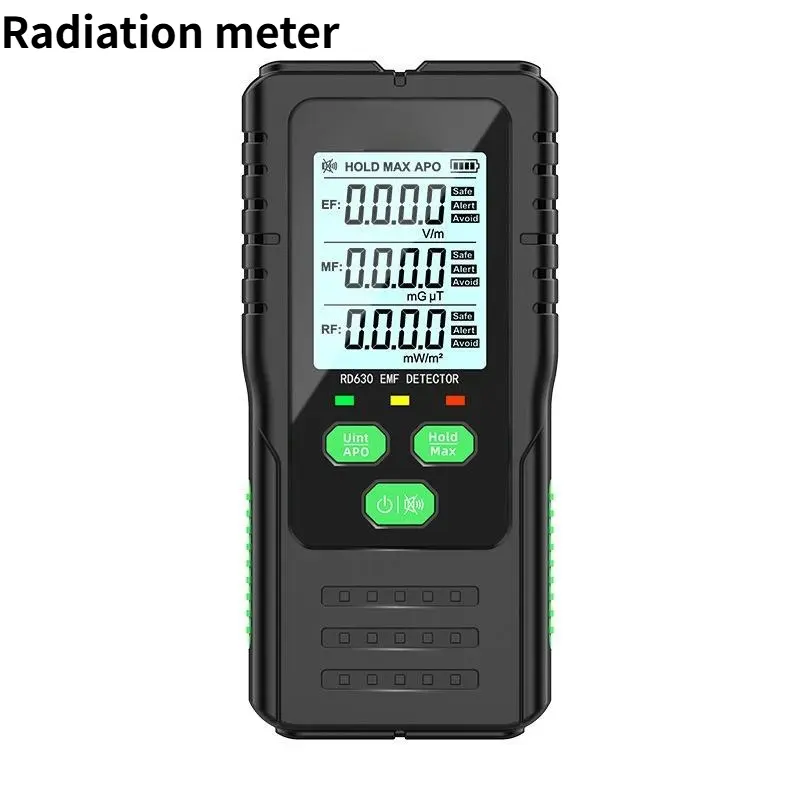 EMF Meter 3-in-1 Electromagnetic Radiation Detector for Electric Field Magnetic Field & RF High Frequency Radiation Measurement, Bedroom, Kitchen
