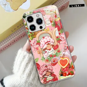 Strawberry Shortcake Phone Case, Cute Collage Tough Phone Case,Sweet,Retro, Vintage Phone,Gift for him for her, Protective Cover---975