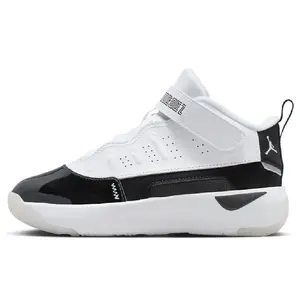 Little Kid's Jordan Max Aura 7 White/Black-Summit White (HQ2090 100)