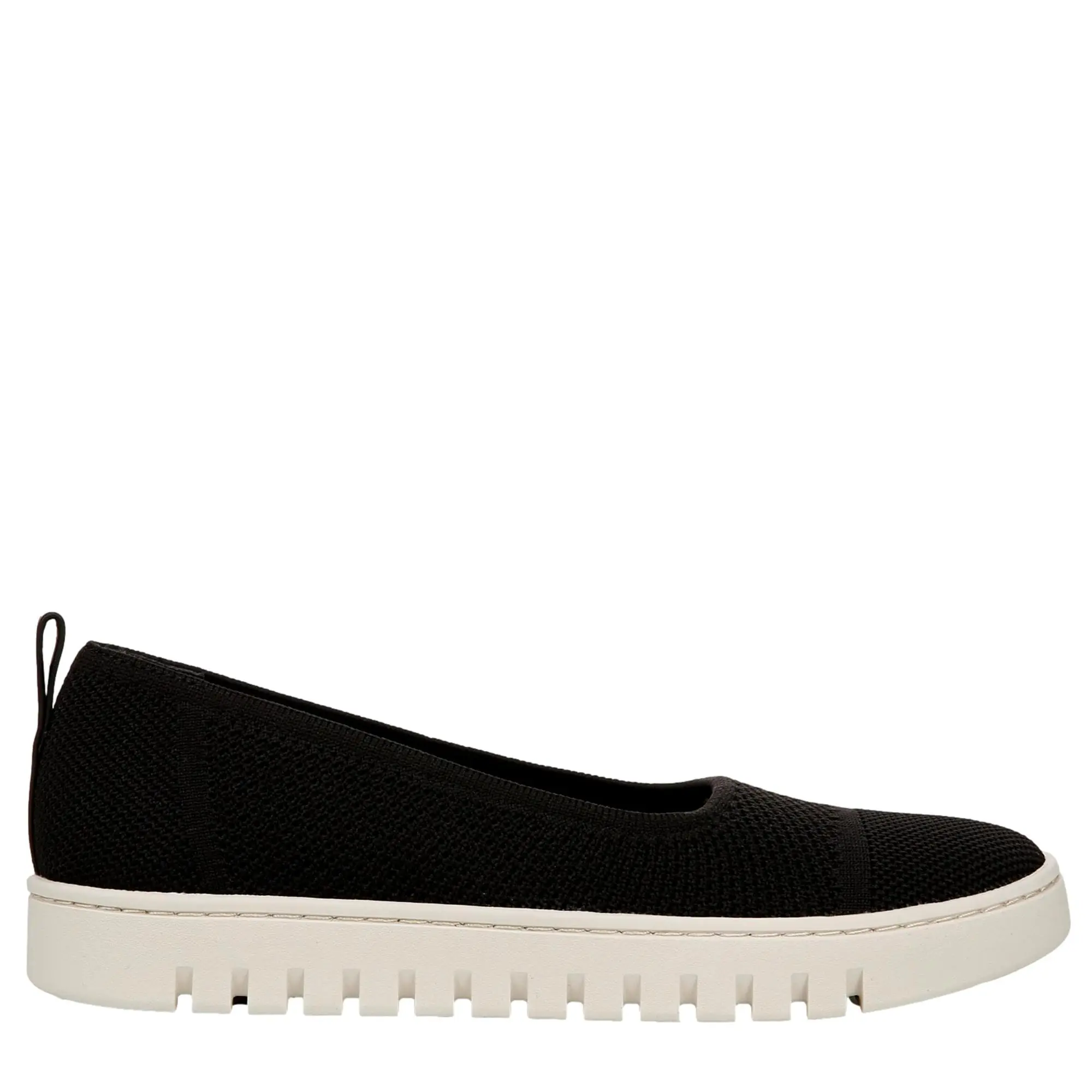Vionic Uptown Skimmer Knit Ballet Flat Black  I9809F1001 Women's