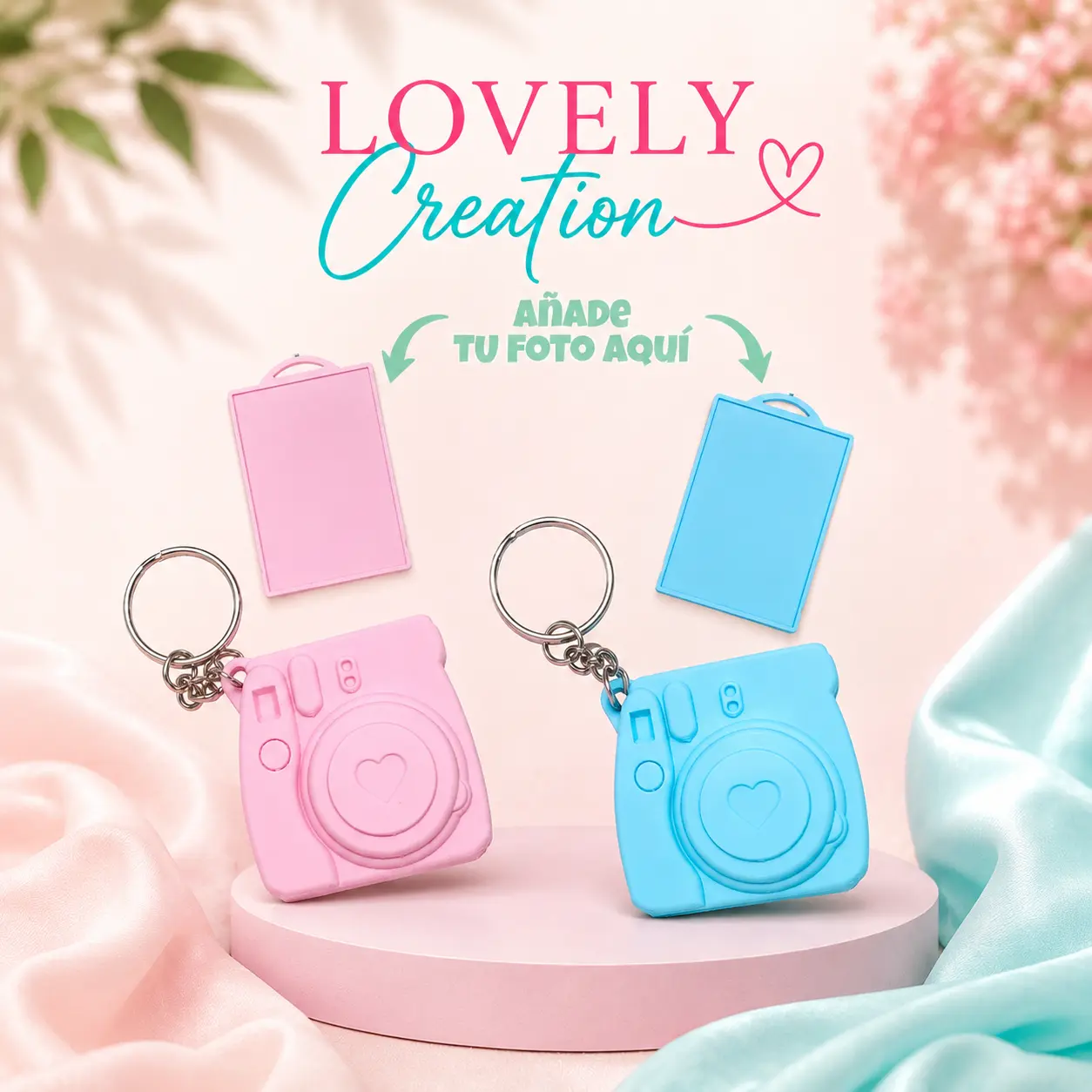 Mini Camera Photo Keychain