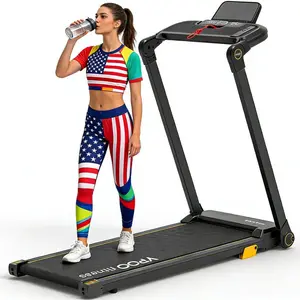 Walking Pad with Incline and Handle Bar, Foldable Under Desk Treadmill for Home Workout, Quiet Motor, Compact Portable Cardio Machine for Apartments and Small Spaces