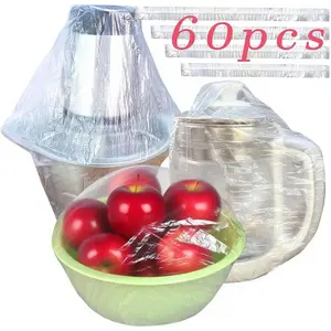 60 count Clear Kitchen Small Appliance Covers,Disposable Plastic Dust Cover for ,Slow Cooker,Toaster Oven,Blender,Air Fryer, Processor,Mixer,Meat Slicer,Coffee & Bread Maker