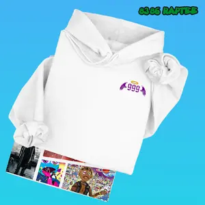 Juice 999Rapper Album Hoodie Men's Hip Hop Fashion Pullover Sweatshirt Unisex Casual Long Sleeve Hooded Gothic Streetwear