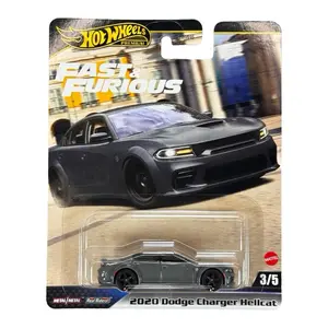 Hot Wheels Premium Fast & Furious 2020 Dodge Charger Hellcat 3/5 Diecast Car