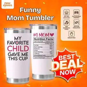 NEWELEVEN - Mothers Day Gifts For Mom Wife - Gifts For Mom From Daughter Son Kids - 20 Oz Tumbler Drinkware Flasks Insulated Durable Stainless Steel Mug Portable Leak-Proof Compact Lightweight
