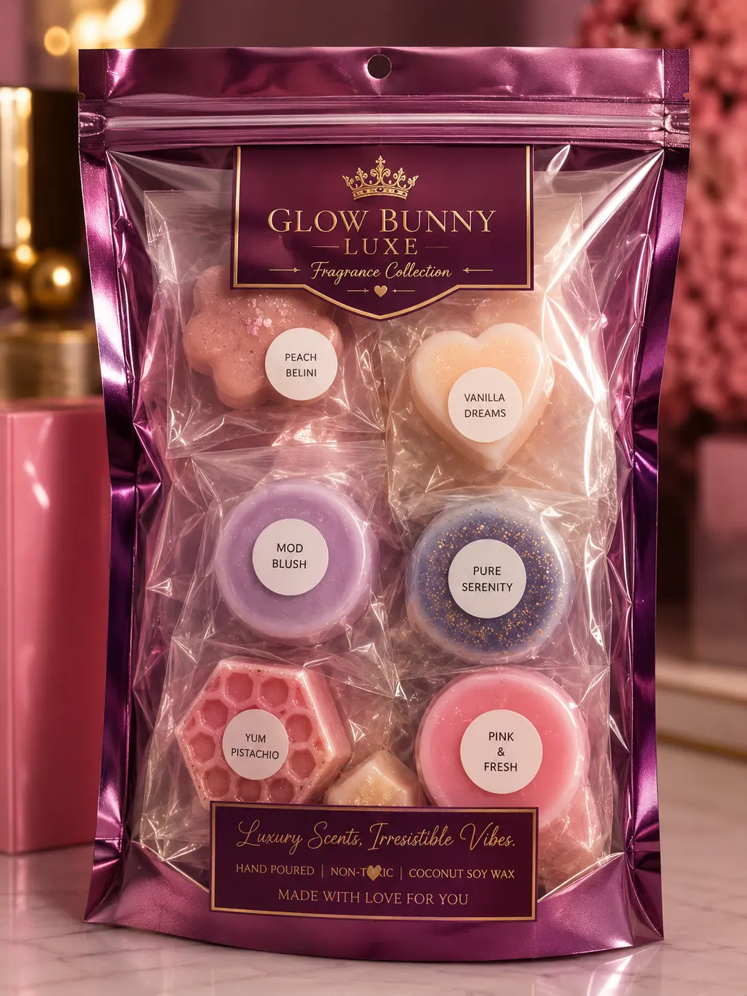 LUXURY BOUGIE DISCOVERY WAX MELT BAG