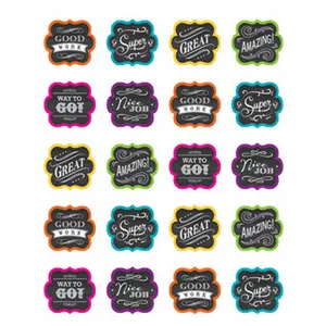 Chalkboard Brights Stickers
