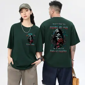 Custom Gen X Grim Reaper Shirt – Don’t Try To Figure Me Out Skull Tee, Basic Fit Unisex, For Women And Men