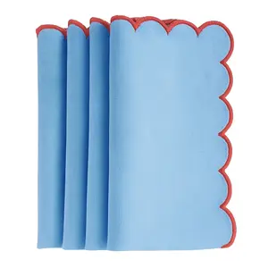 Scalloped Linen Napkins