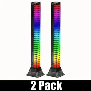 3D Sound Responsive Rhythm Light 1-Pack Car Music Companion Ambient Pickup Lamp for Car Interior Party Gaming Room Decor Valentine's Day Gift