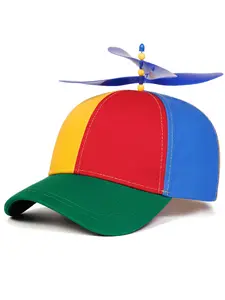 Unisex Spiral Propeller Baseball Cap, Adjustable Sun Protection Casual Hat, Spring & Fall Outdoor Travel Beach Vacation