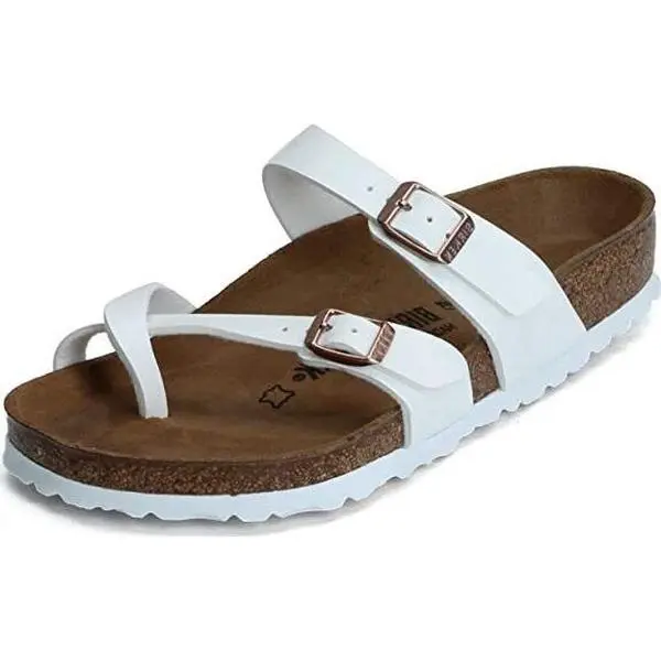 Birkenstock Mayari Birko-Flor Womens Sandals - White 71051