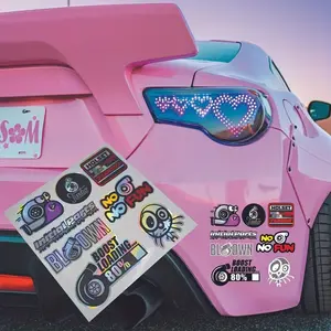 Turbo Enthusiasts Must - Have! Car Turbo Sticker Set! for Tuning Fans & Racing Lovers. Cool Designs Like Cartoon Turbos & Slogans. Perfect for Car Body/Hood. Popular in Euro/US Tuning & Racing Communities. Grab for Tuning Meets Track Days.