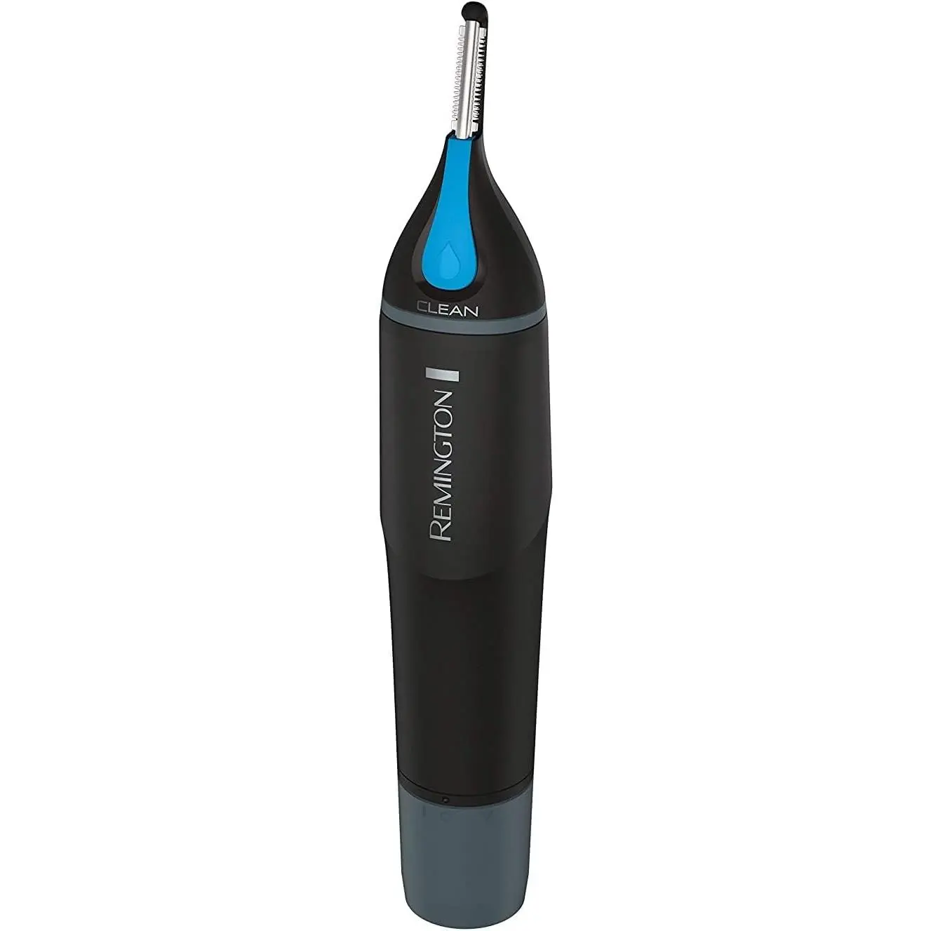 Remington Nose, Ear & Detail Trimmer - CLEANBoost Technology, Waterproof Washout System, Eyebrow Trimming Comb Attachment, Black, 1 Count