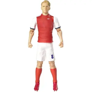 Odegaard 8" Collectible Soccer Action Figure - Official Martin Ødegaard Arsenal Player in Red & White Uniform with Soccer Ball - Premium Display Box for Collectors