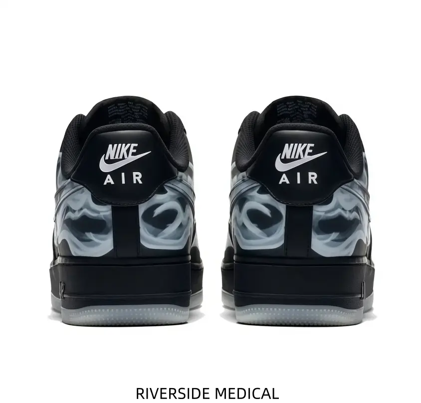 Halloween Skeleton Graphic Casual Shoes Dark Upper Lace Up Crystal Rubber Sole Flat Shoes