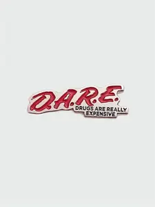 Daring Letter Design Brooch, Durable Metal Pins, Cute Enamel Pin, Novelty Alloy Brooch for Women & Men Fall Used, Fashion Jewelry Accessories for Daily Wear, Girl Fashion Accessory, Hat Pins