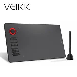 VEIKK A15PRO 10x6 inch Drawing Tablet 5080 LPI with 290 PPS Battery Free Stylus 16384 Level Pressure Sensitivity Support Android Windows Mac