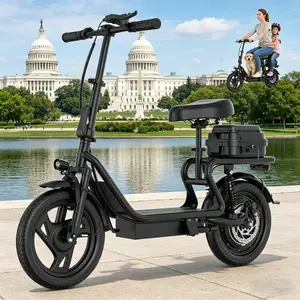 BUltimate Adult Electric Scooter 750W Peak Motor | 22mph Max Speed, Long Lasting 10.5-22.5Ah Battery, 20-60 Miles Riding Range, 14” Anti-Shock Inflatable Tire, Height Adjustable & Safe Electronic Brake