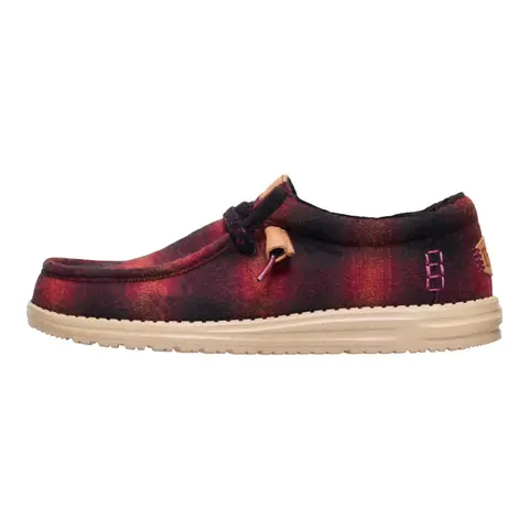 HEYDUDE Wally Cozy Plaid - Comfortable Slip on Shoes Lightweight Slip Ons Slippers