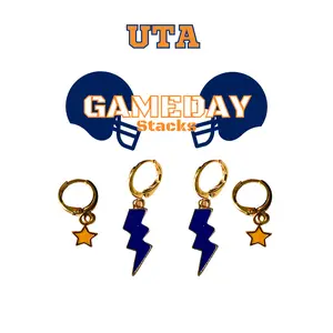 University of Texas at Arlington Classic Gameday Earring Stack For Mavericks Game Day