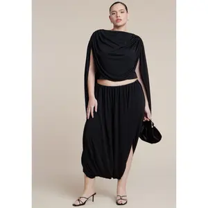 ELOQUII Women's Plus Size Super Draped Pant