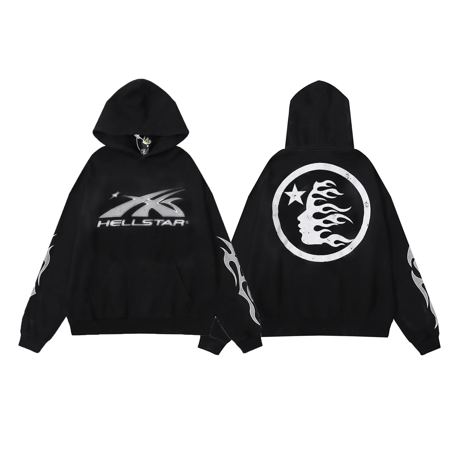 【 Cotton Hoodie 】 DY w09 Black