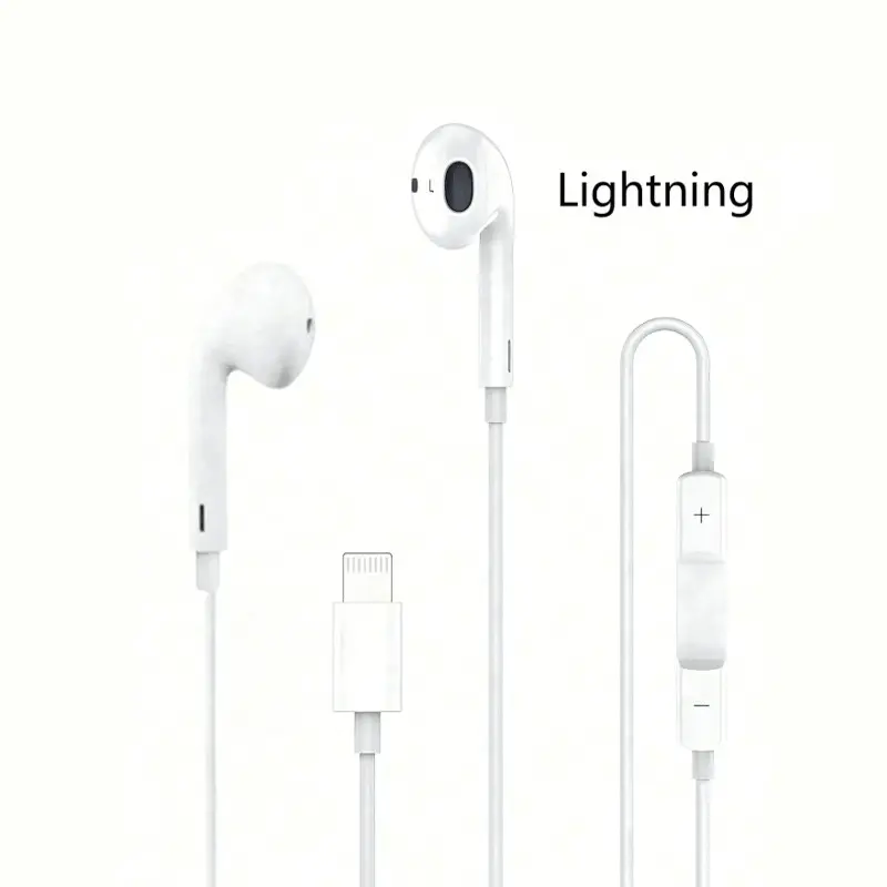 Wireless In-Ear Headphones Compatible with Apple Lightning Connector, Suitable for Iphones/ipads, Includes Lightning Earpods, Audio, Lightning Connector Earphones, Earbuds
