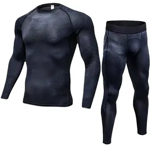 Athletic Compression Shirts for Men Quick Dry Moisture Wicking Golf Running Undershirts Gym Workout Slim Fit T Shirt with Pockets for Convenience