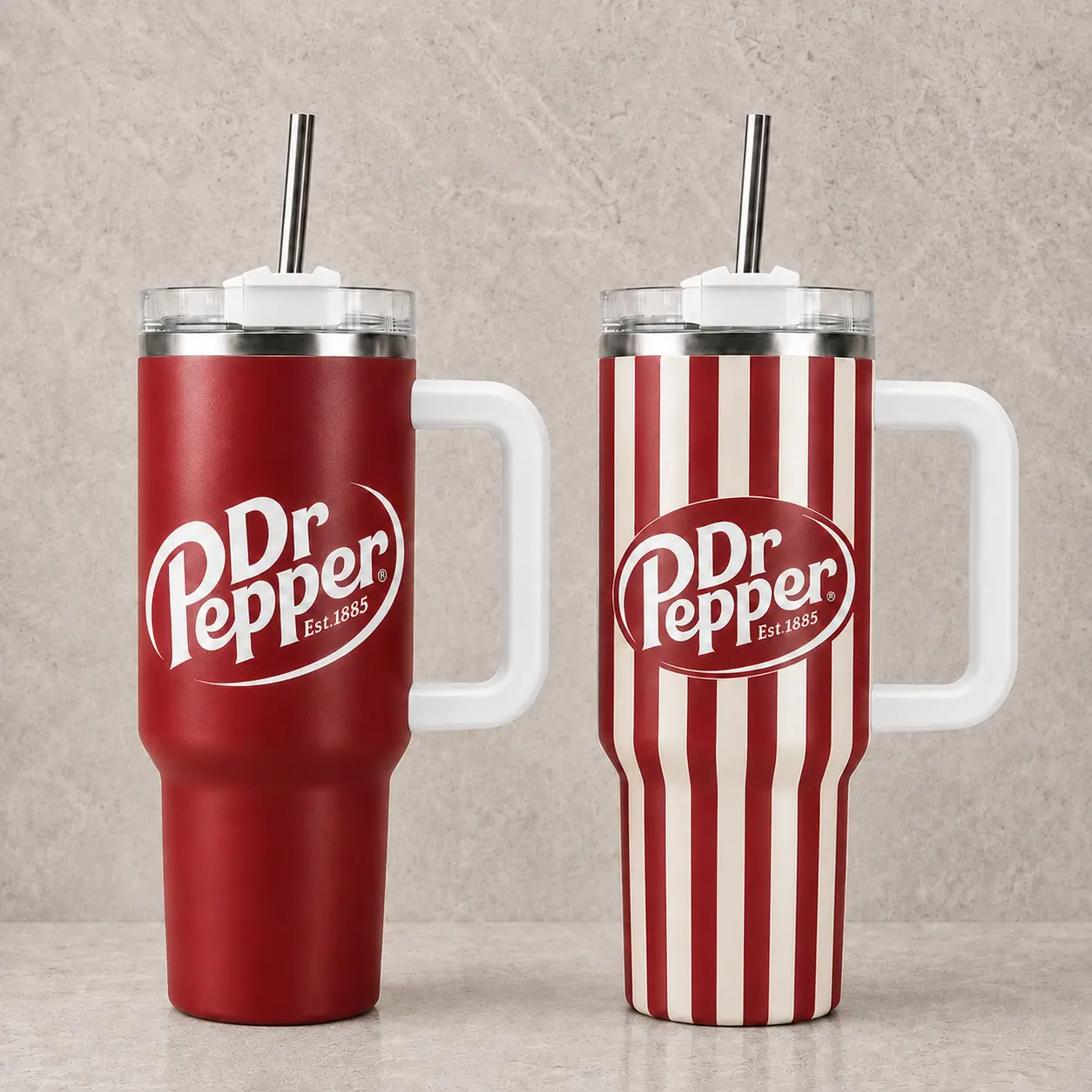 Retro Soda Tumbler, Fizzy Beverage Cup, Soft Drink Lover Gift, Drink Bottle