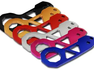 Stay Tuned Performance 2" JDM Rear Anodized Billet Aluminum Racing Towing Hook Tow Kit Universal