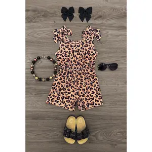 Cheetah Print Romper