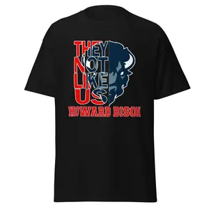 Howard University T-Shirt, They Not Like Us, Howard Bison, HBCU, College Football