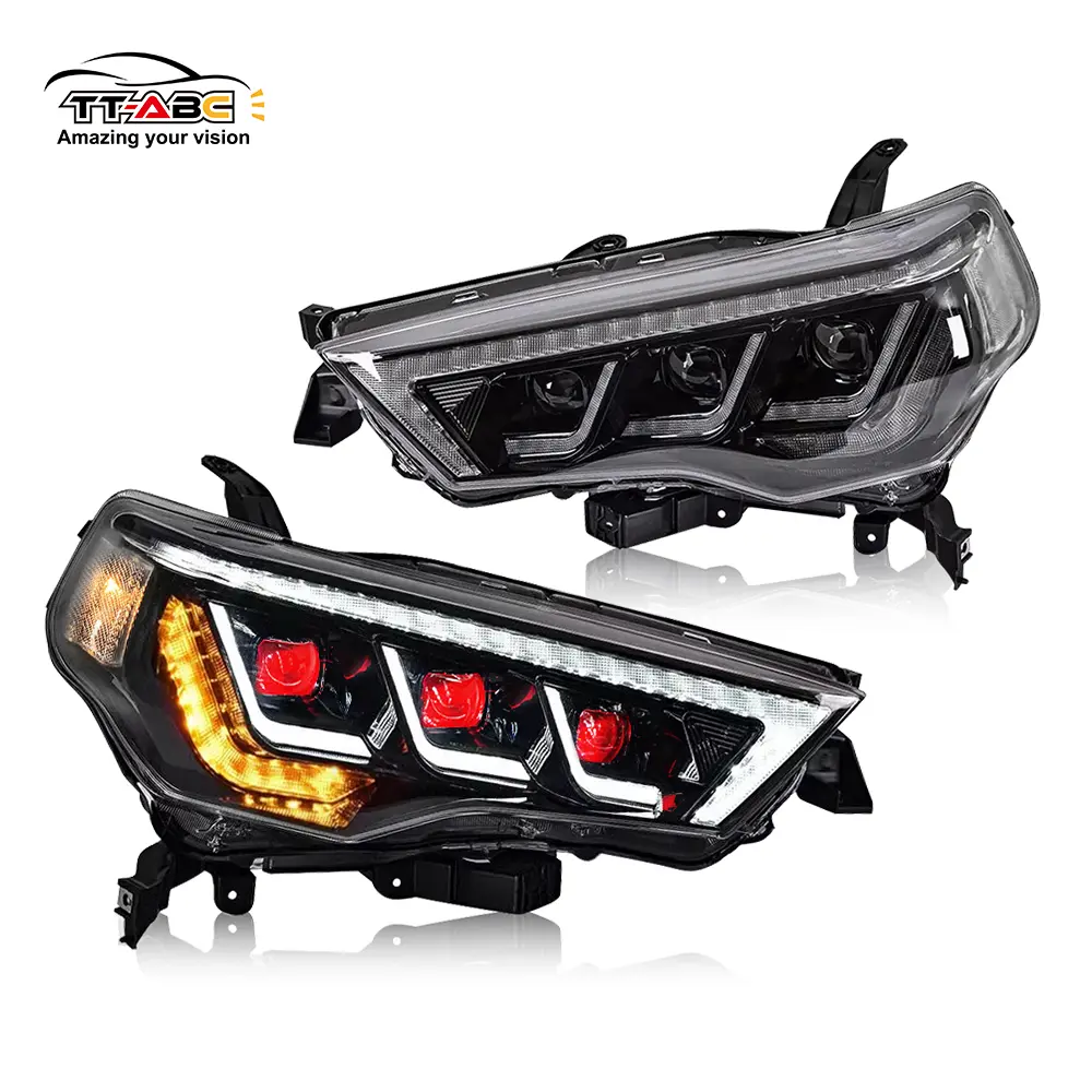 TT-ABC Devil Eyes LED Headlights, LED Front Lights for 2014-2022 Toyota 4Runner