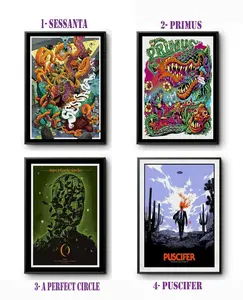 Sessanta, Primus, Puscifer At Planet Hollywood,Las Vegas, NV Apr 25 2025 Poster