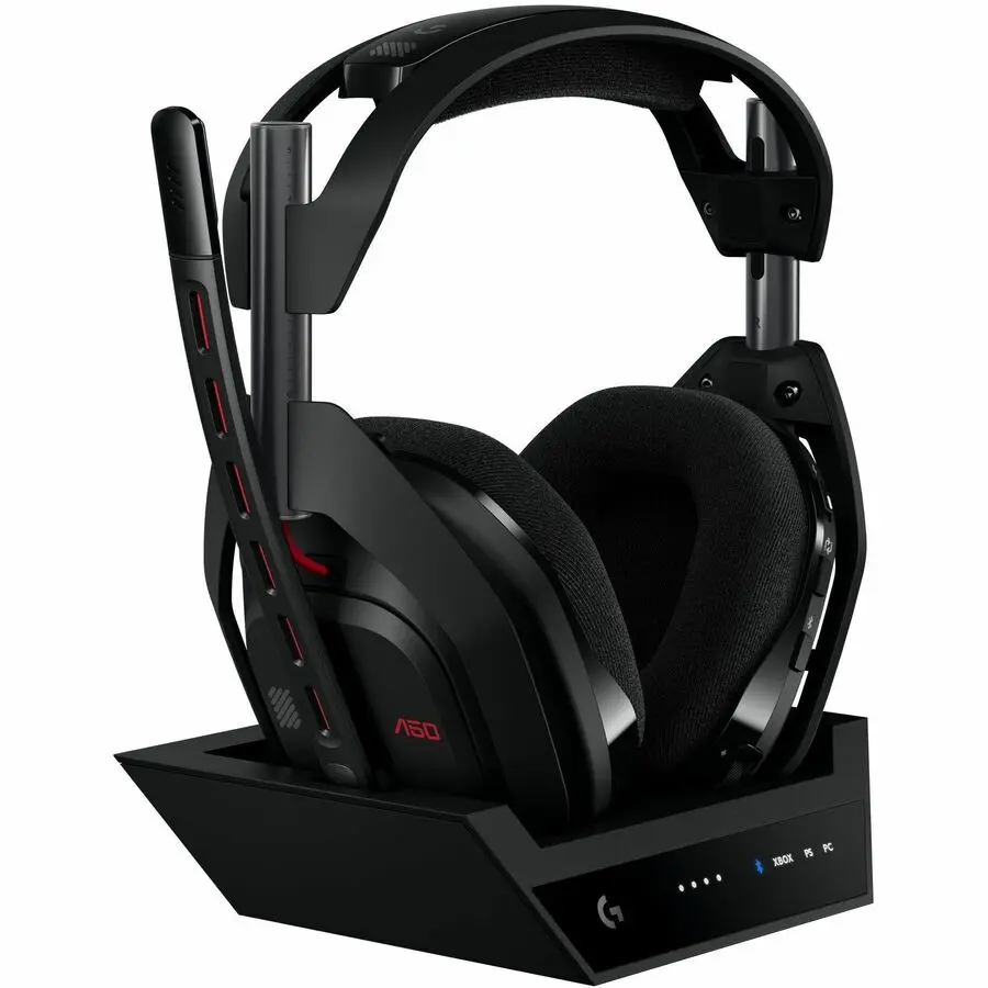 Logitech Astro A50 LIGHTSPEED Wireless Gaming Headset + Base Station, Black