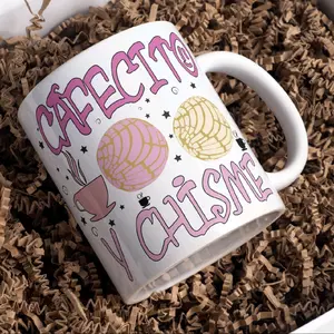 Cafecito y chisme 11oz Mug - Perfect for your Morning Drinks - Reusable, Drinkware