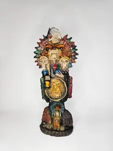 Black Aztec Santa Muerte 16"