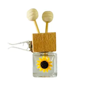 Long Lasting Fragrance Soy Oil Wick Aroma Diffuser - Reed Diffuser for Home or Car Interiors