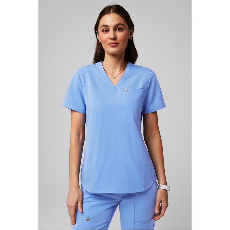 Fabletics Women's Vital 1-Pocket Scrub Top Clothing