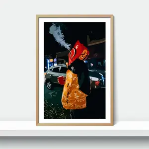 Bape 'Smokin Shark' Print